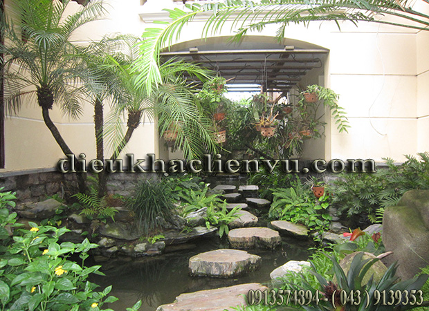 Tiểu cảnh nước cho nhà phố